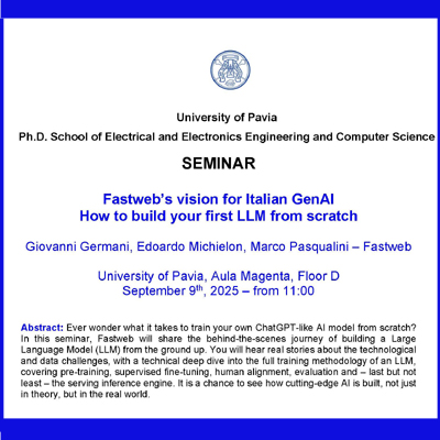 Fastweb’s vision for Italian GenAI. How to build your first LLM from scratch