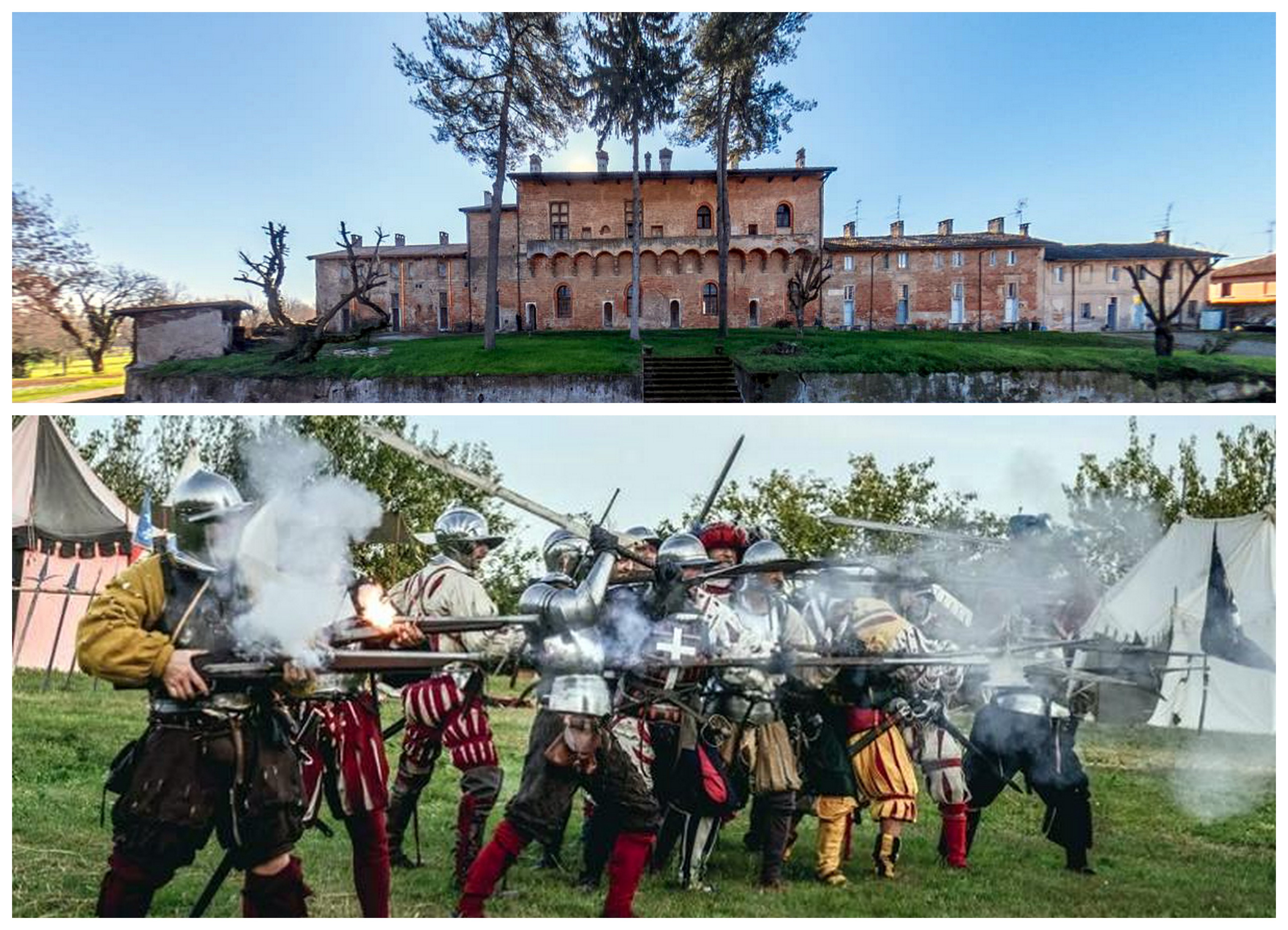 Castello di Mirabello e rievocazione storica della Battaglia di Pavia del 1525