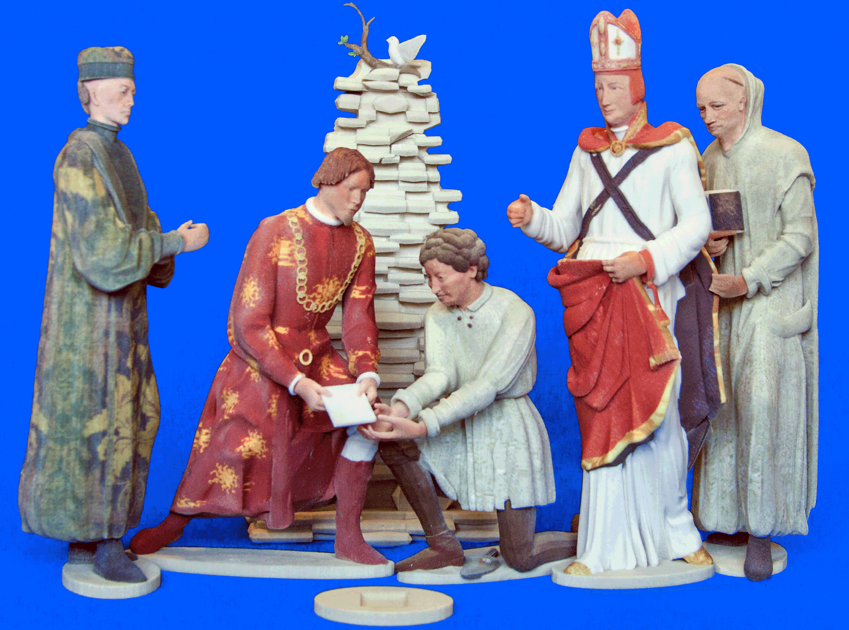 Posa della prima pietra della Certosa di Pavia