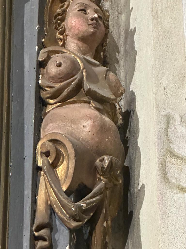 Statua della Propserità nella Chiesa di San Mauro
